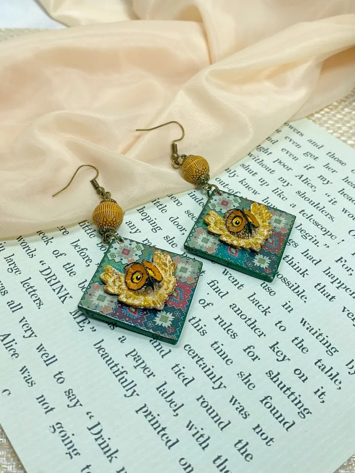 Designer handmade earrings.