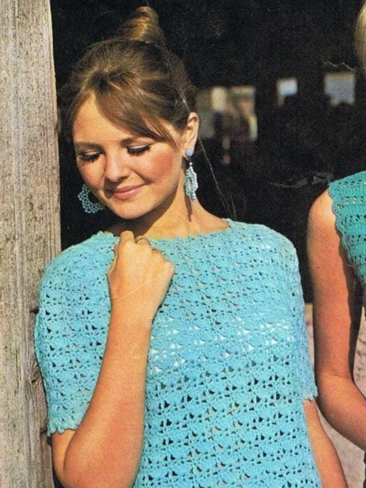 Top crochet pattern, top knitting pattern, set women ladies top pdf instant download lace top pattern