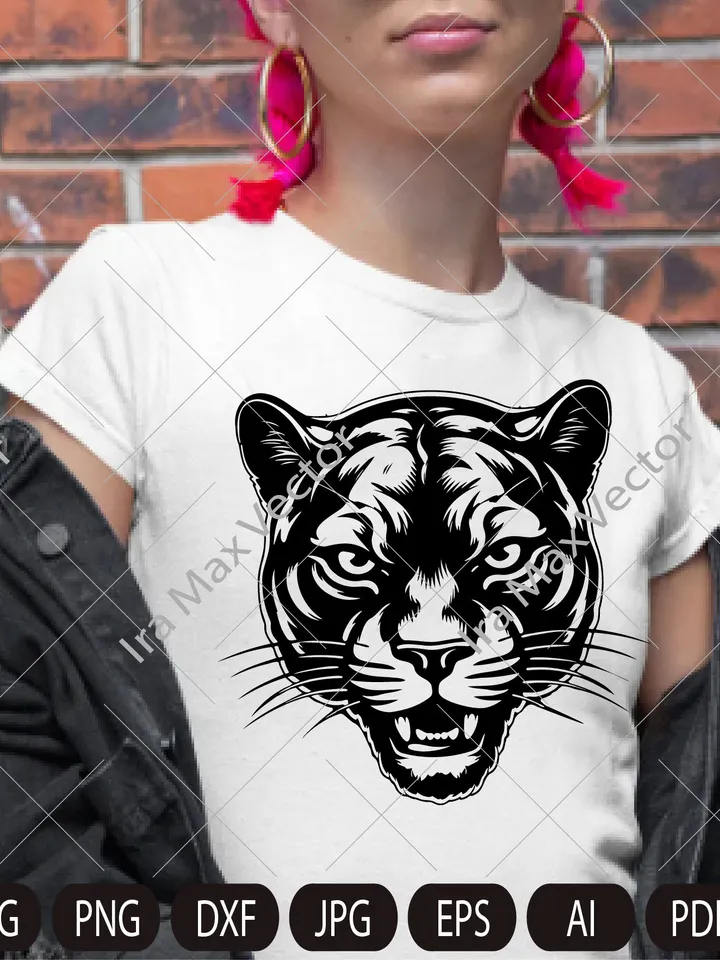 Panther Face svg / Panther Head svg / Panther svg / Panther Mascot svg / Panther Head / Panther Printable / Panther logo/ INSTANT DOWNLOAD