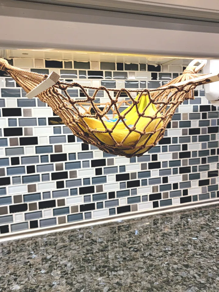 Fruit Hammock for Kitchen Storage Boho Produce Hanger for Veggies Countertop Decluttering Unique Kitchen Gift