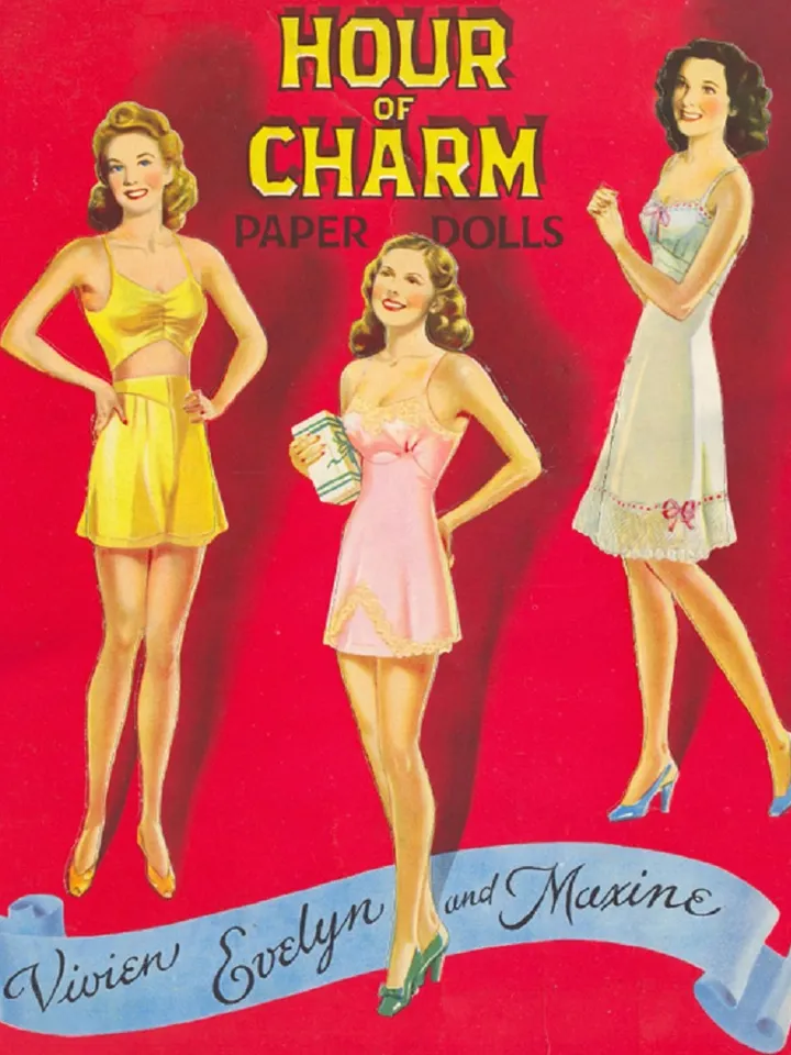 Paper Doll Charm Digital Download PDF