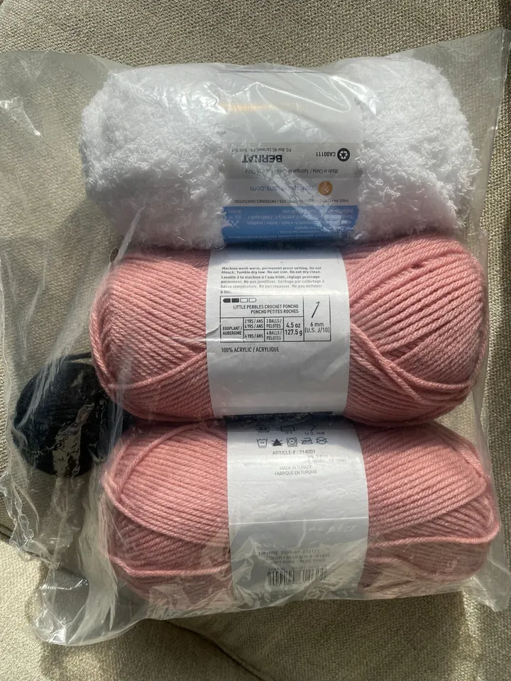 KNIT KIT - Fuzzy Sheep Baby Blanket, DIY Knit Baby Blanket, Baby Gift, 2 Sizes