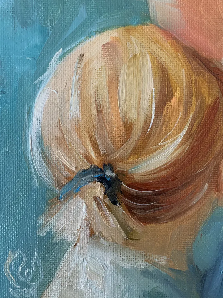 Mother and Child 8x8 inches by MyFoxyArt