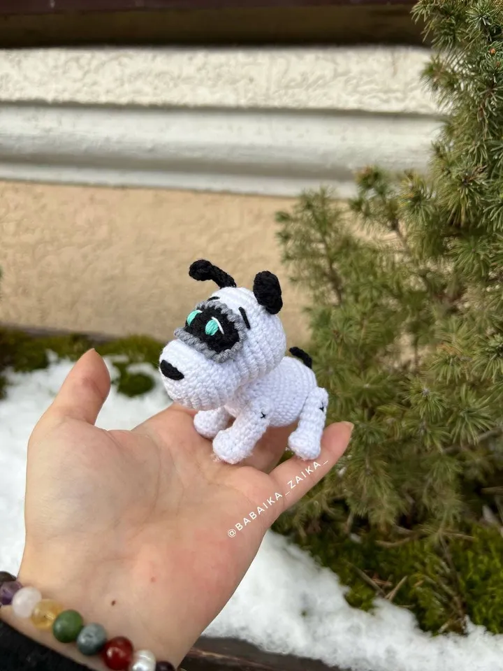 Pdf Crochet Amigurumi Robot Dog Pattern, Keychain Amigurumi Pattern, CROCHET PATTERN ONLY, crochet pattern, amigurumi tutorial, robot doll