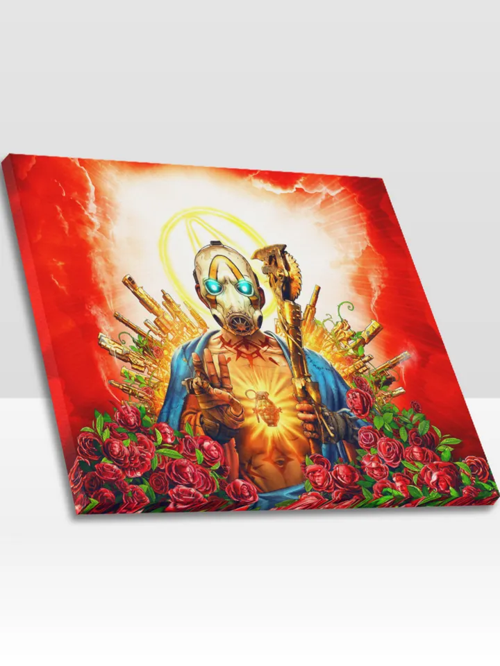 Borderlands Frame Canvas Print, Wall Art Home Decor Poster