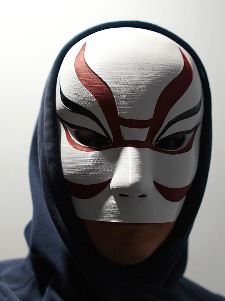 Yokai Villain Mask from the Big Hero 6 cartoon Big Hero Yokai mask