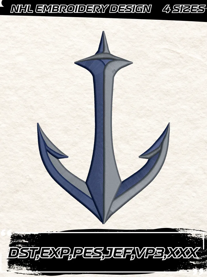 Seattle Kraken Alternate Logo Embroidery Designs,NHL Logo Embroidery Files, Machine Embroidery Design File, 4 Sizes,Digital Download