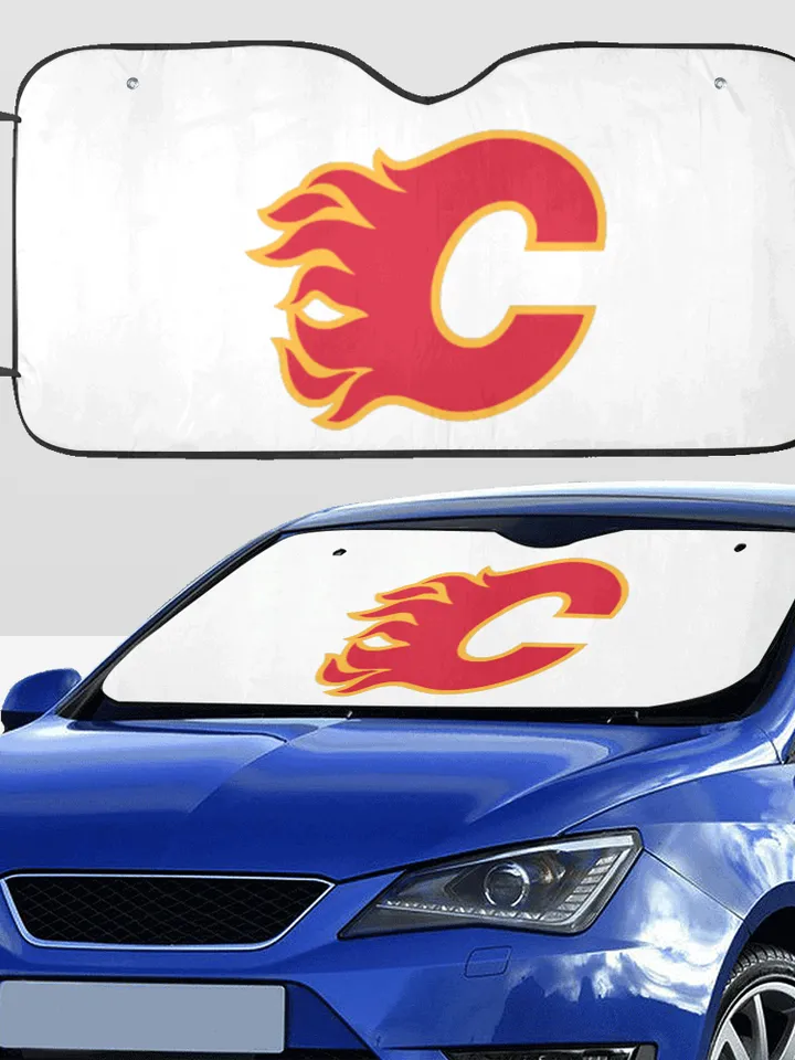 Calgary Flames Car SunShade