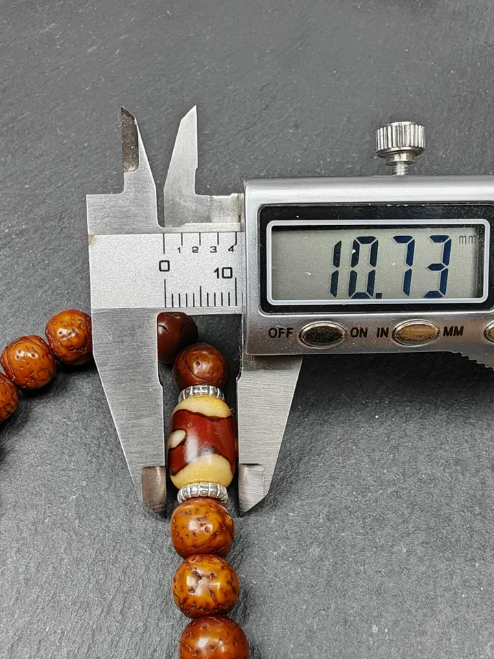 Gandhanra Old Tibetan Mala,Authentic 10mm 108 Kirin Eyes Bodhi Seed Prayer Beads - Handcrafted Tibetan Rosary with Unique Mix of Treasures