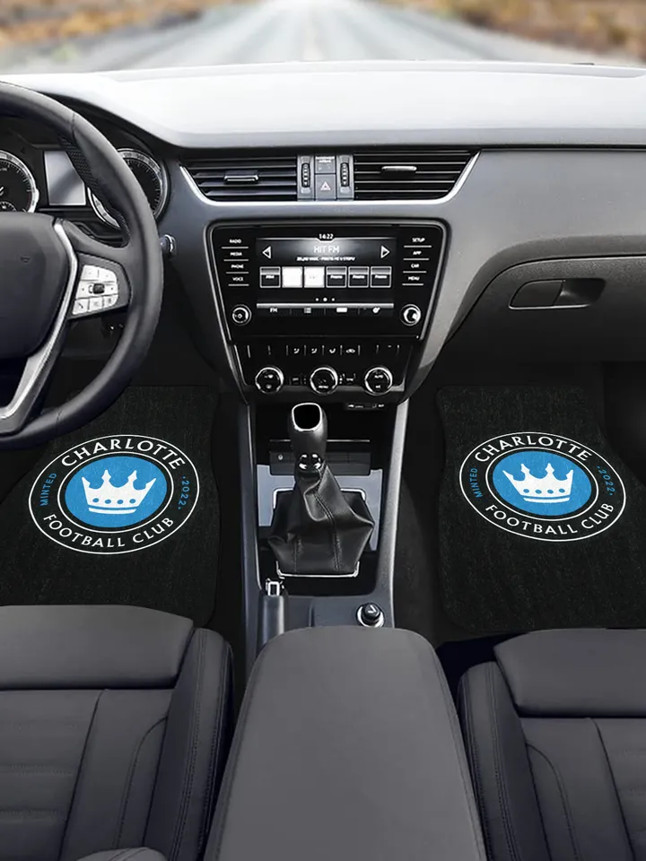 Charlotte FC Front Car Floor Mats Set of 2