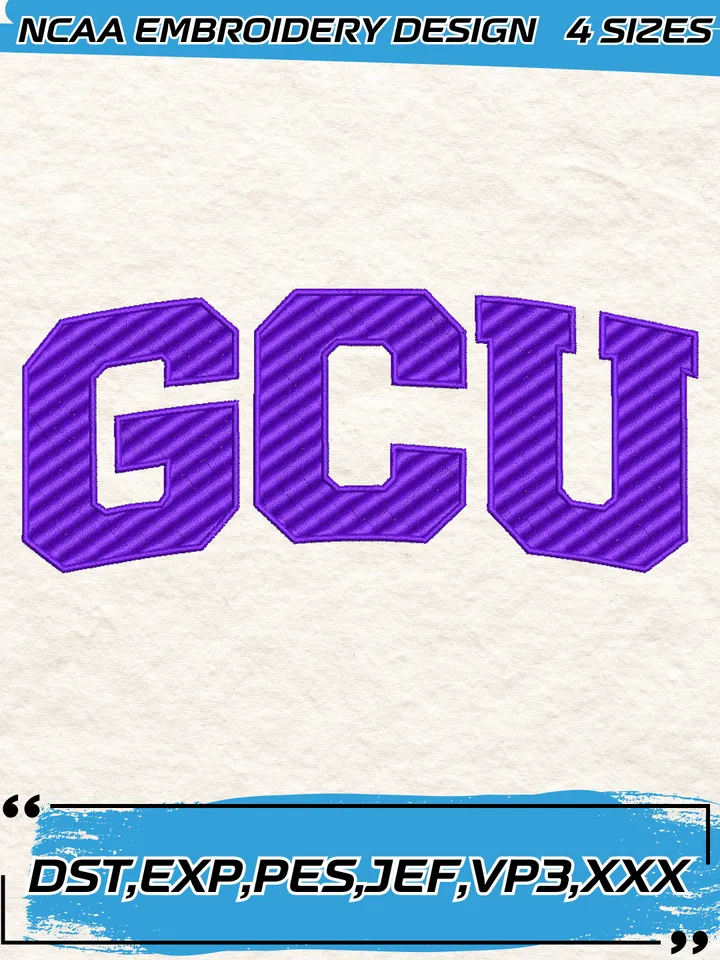 Grand Canyon Antelopes Embroidery Designs,NCAA Logo Embroidery Design,Machine Embroidery Design File,4 Sizes, Digital Download