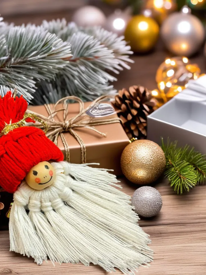 Crochet Christmas Gnome Pattern - Easy Nordic Design Ornament for Scandinavian Style Holiday Decor - Perfect Gift Idea for Crafters