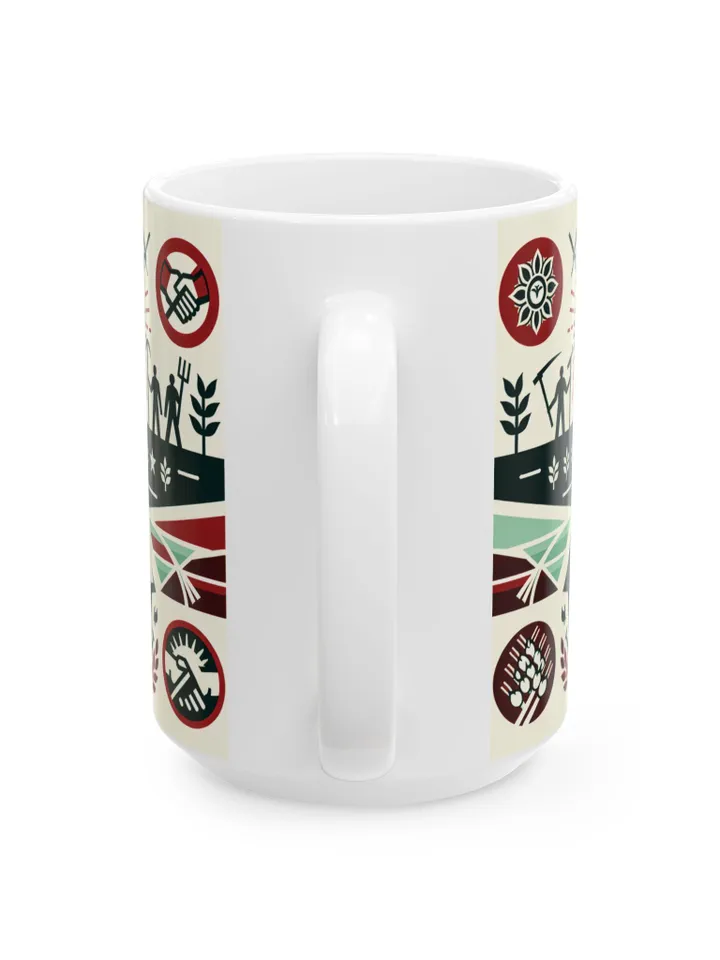 Ceramic Mug, Sí Se Puede Coffee Cup, Worker Solidarity Gift, Social Justice Mug, Farm Workers Unite Cup, César Chávez Day Gift, 11oz &