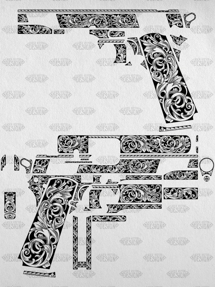 VECTOR DESIGN Smith & Wesson SW 1911 Scrollwork