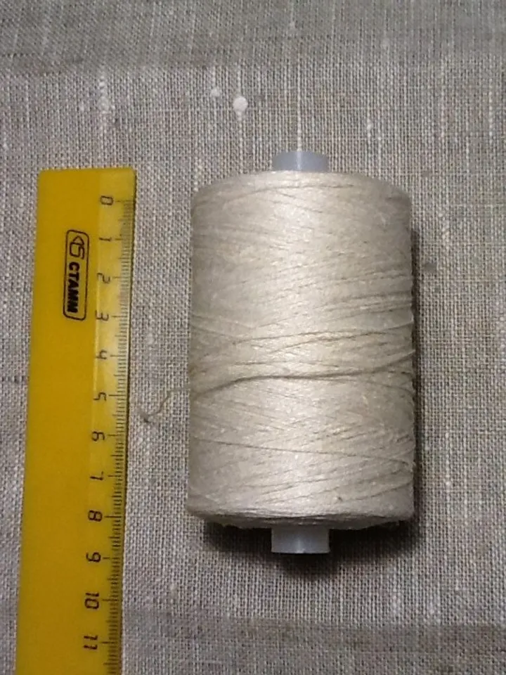 Linen thread for bobbin lace making