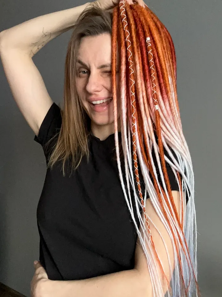 Dreadlocks soft dreads ginger dreads