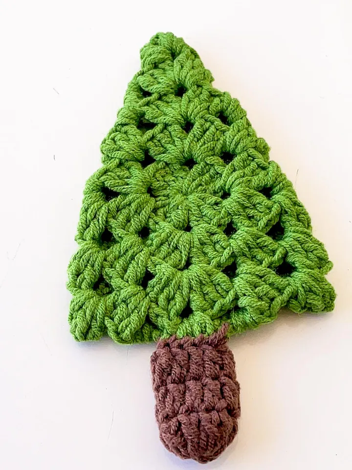 Crochet Christmas Tree Pattern Tutorial PDF, Easy Holiday Crochet Pattern for Beginners, DIY Christmas Ornament Instructions