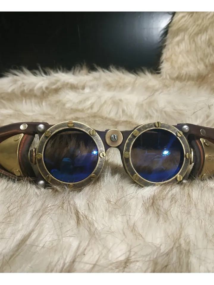 Steampunk goggles - Cyber - Goggles - Warhammer - inspired - Steampunk - Welding