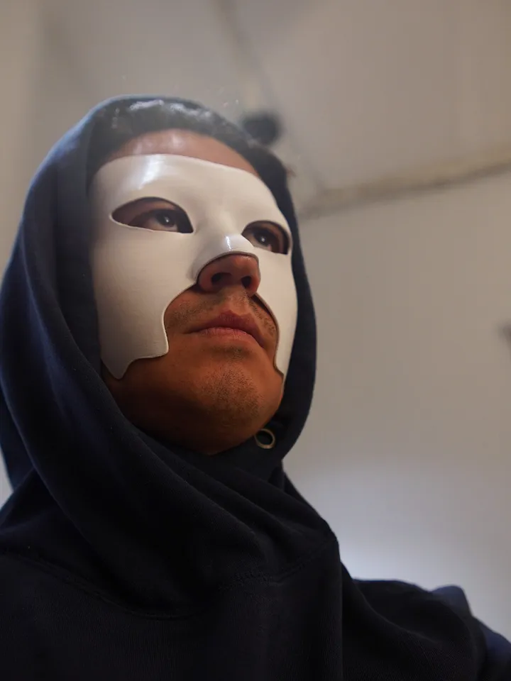 The Phantom of the Opera mask Bauta Venetian mask