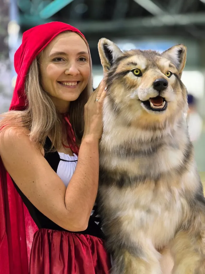 Big Wolf. Hero of the fairy tale "Little Red Riding Hood"