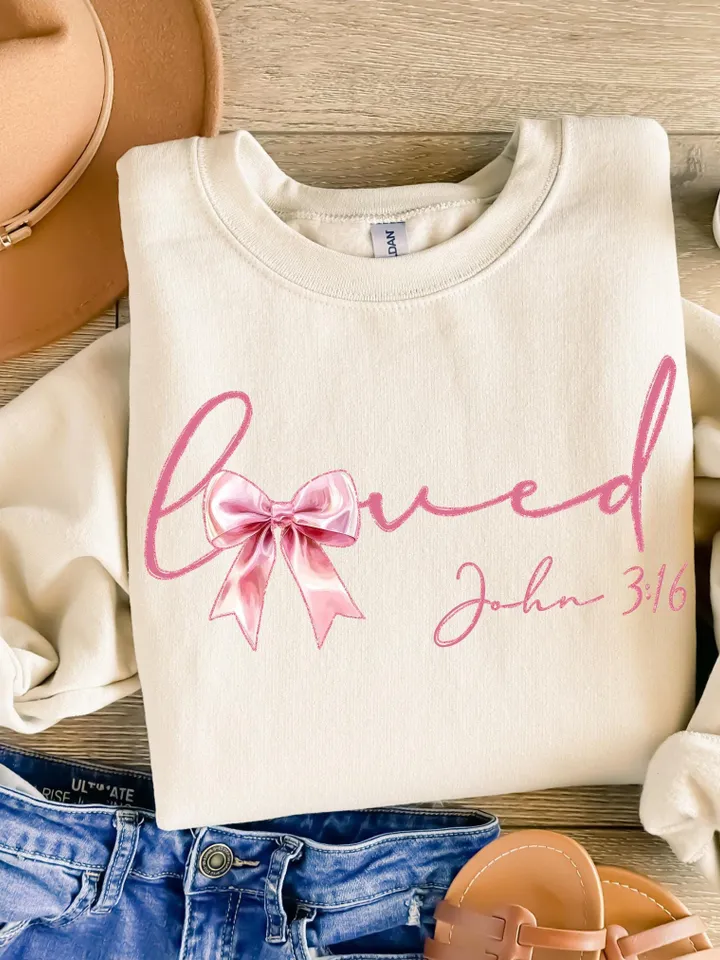 Loved John 3:16 Png , Christian Valentines Png, Valentine Png, Valentine Day Png, Valentine Png, Christian Shirt, Jesus Valentine Png
