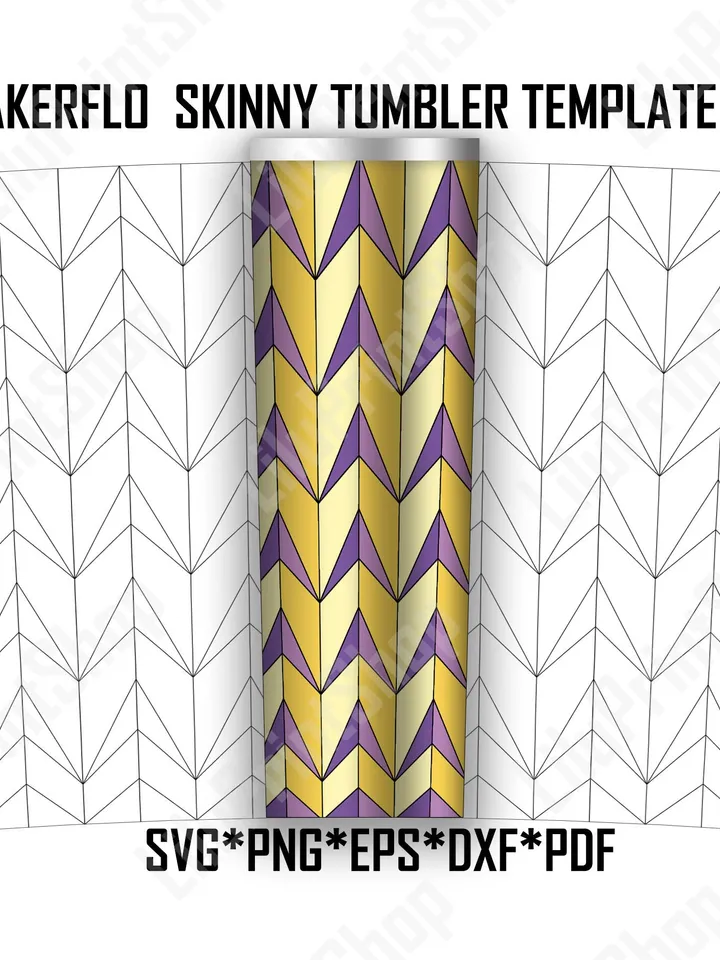 Weaved tumbler template SVG for 20oz Skinny Tangram tumbler Template cut file, Arrow tumbler svg Chevron tumbler svginstant download