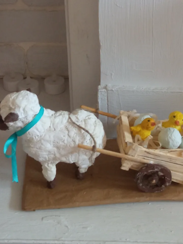 Easter sheep handmade/Easter decor/Easter decoration/Christmas decoration/holidays gifts/Christmas gifts/family souvenir