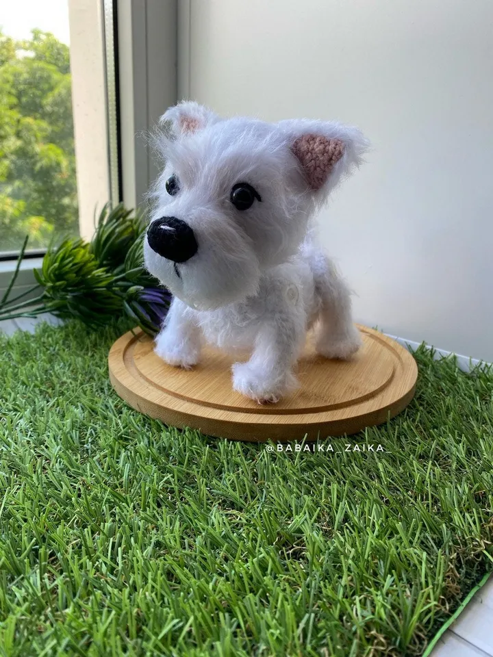 PDF West Highland White Terrier Amigurumi and Dogs Accessories Crochet Animal Pattern Crochet Puppy Pattern Amigurumi baby toy