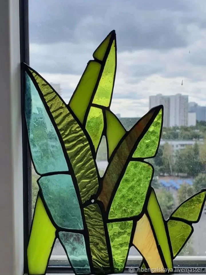 Tiffany Stained Glass: Window Corner "Leaves"
Tiffany Glass Art: Leaf Corner for Window
Tiffany-Style Stained Glass: Window Corner with Leaves
Tiffany Stained Glass: "Leaves" Corner Piece for Window
Tiffany-Style Stained Glass: Leaf Design for Window Corn