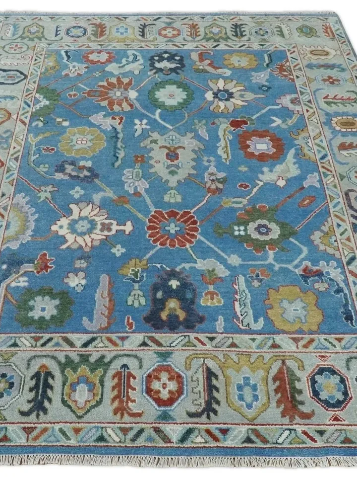 Hand Knotted oushak rugs 100% wool for living room, bed room, kids room in any size 9x12,8x10,6x9,5x8,4x6,4x12 come on guys!!!!!