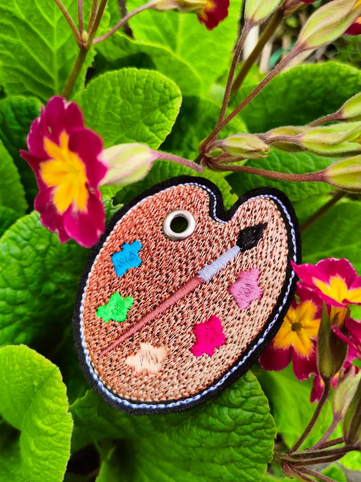 Machine Embroidery Design Artist's Palette