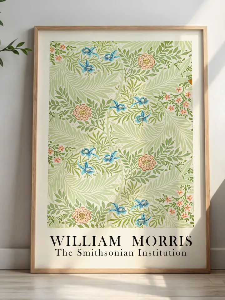 William Morris Wall Art, Vintage Botanical Print, Floral Poster Arts Decor, Digital Download, William Morris Print Digital Download 003