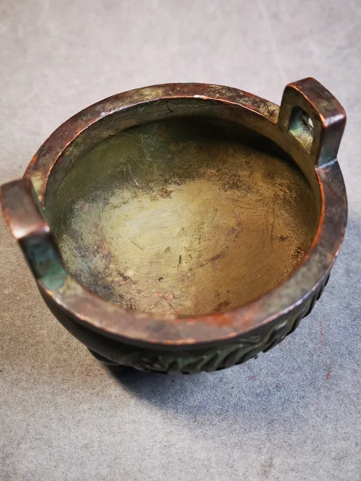 Gandhanra Vintage Chinese Censer,Amphora Incense Burner,for Incense and Offering