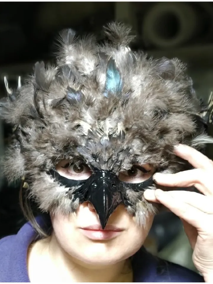 Falcon mask - Mask Hawk - Mask eagle - bird mask - cosplay mask - Mr. bird - Mrs