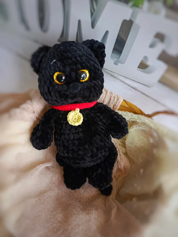 Cat crochet pattern, amigurumi cat, cat toy pattern