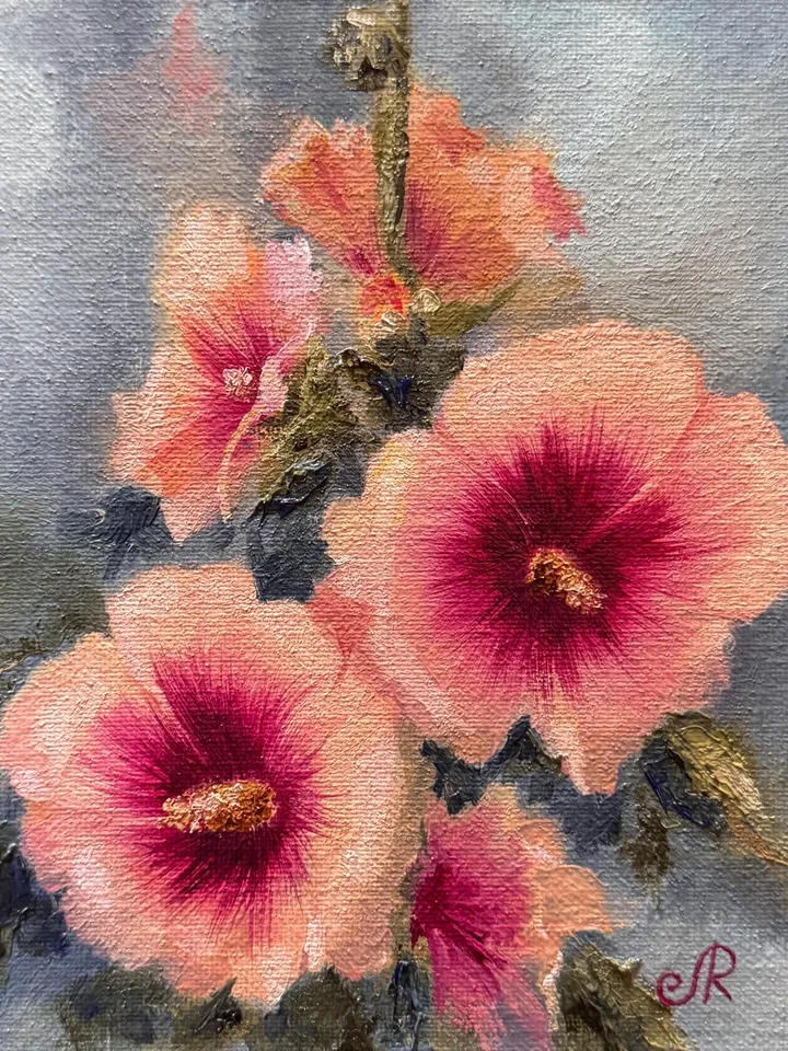Flowers Original Painting Floral Wall Art Flowers Oil Art