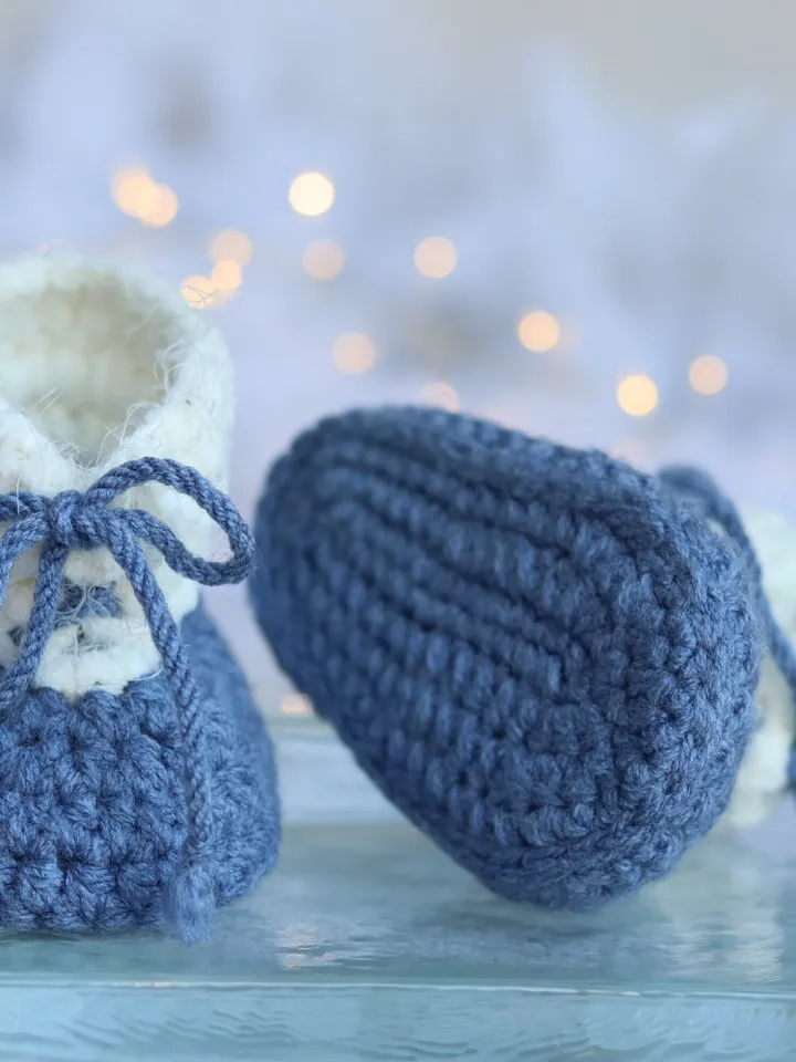 Baby Booties, Infant Shoes, Crochet socks, slippers, Crib shoes, Baby boy gift
