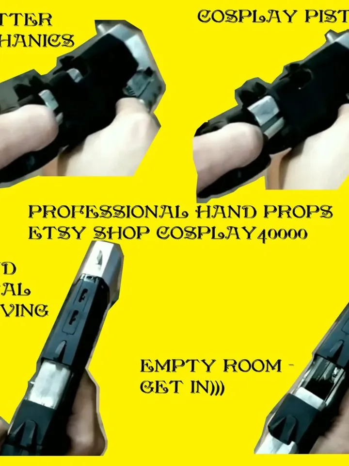 Cyberpunk cosplay toy gun larp - militech prop pistol - ARASAKA - Budget Arms