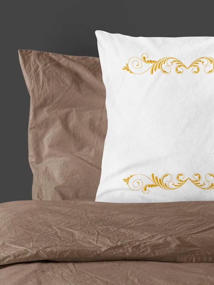 Scroll border embroidery designs Machine embroidery pattern 3 size, Embroidery files monogram frame, Vintage elegant decor #R1