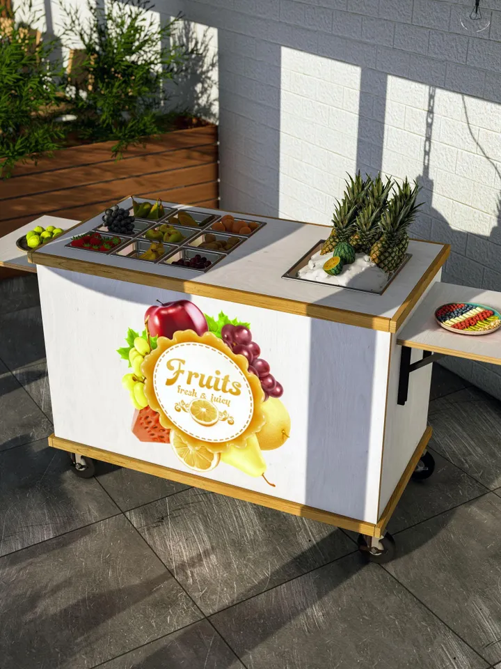 DIY PDF Collapsible Service Cart Plans, Portable Cart, Folding Cart, Coffee Cart, Candy Cart, Tea Cart, Wedding Cart, Charcuterie Cart