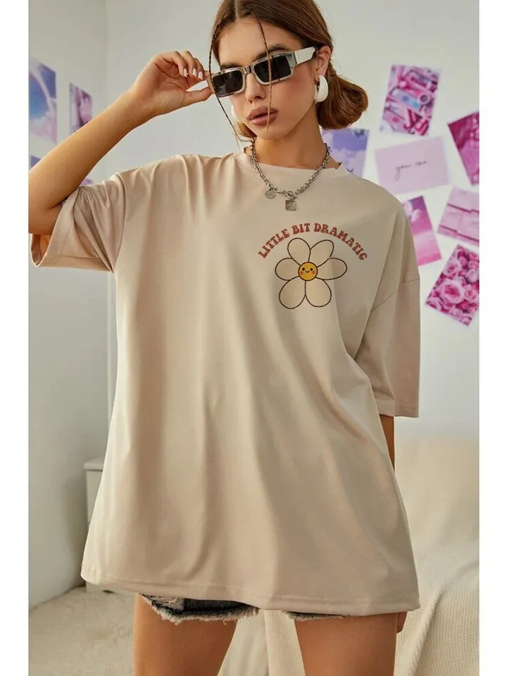 A Little Bit Dramatic PNG Sublimation, Boho Retro Shirt, Funny Hippie Design, Groovy Preppy png, trendy girls design, Digital File