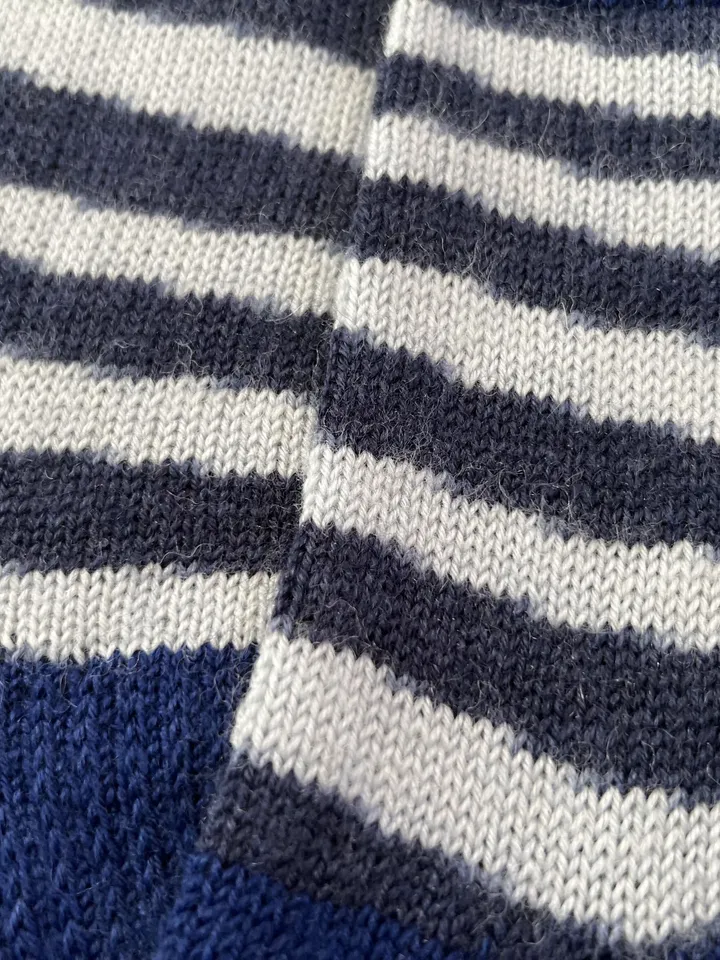 Mens striped knitted socks/ Warm knitted accessory