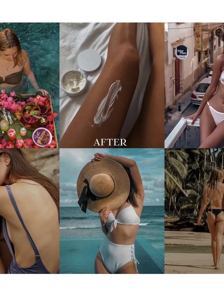 Tan Presets, Lightroom mobile presets, beach Lightroom presets, Beauty skin presets, Tanned presets, Tanned filters