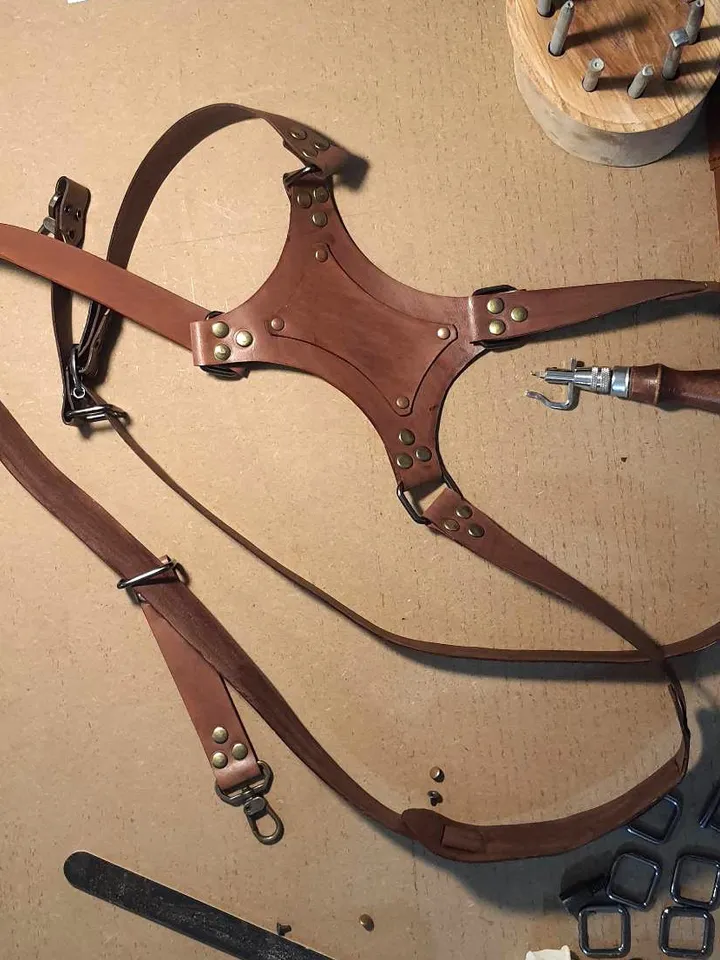 Personalized Dual Camera Strap, photographer holster, Handmade Leather Camera Harness, camera belt