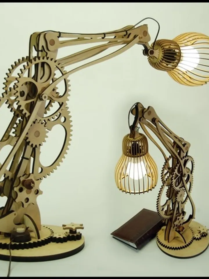 Digital Template Cnc Router Files Lamp Cnc for Wood Laser Cut Pattern