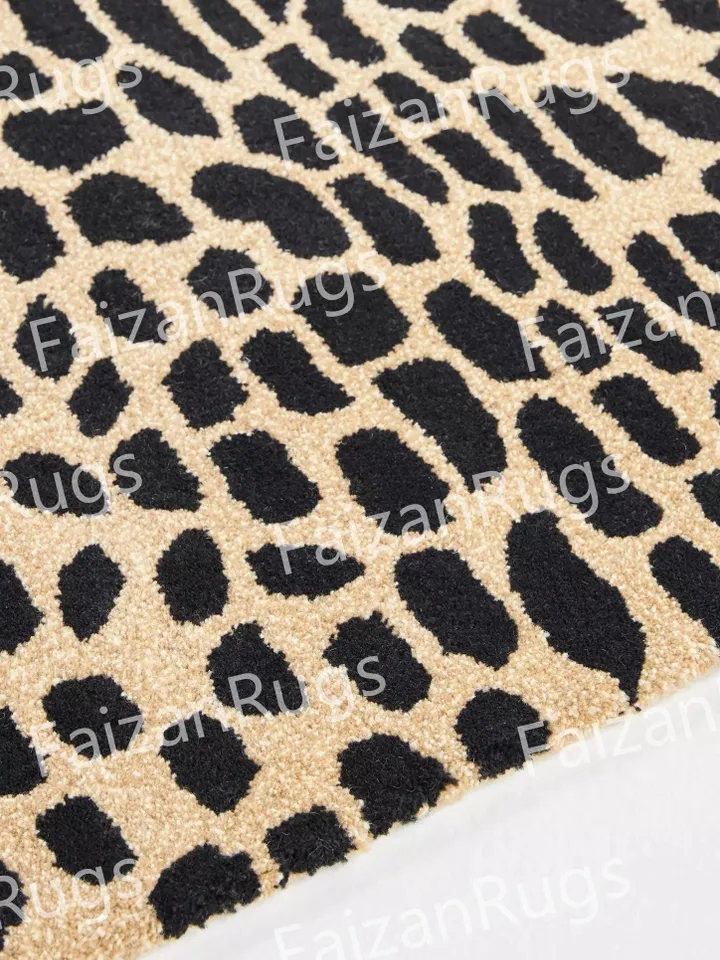 Buy Antelope Beige Rug | Blue Wool Area Rug Runner Handmade | Grey Antelope | Beige Antelope | Custom Size Rug | Runner Rug | Area Rug |