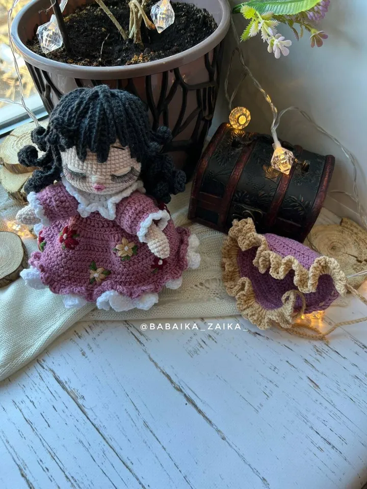 PDF Vintage Doll Crochet Pattern, Amigurumi Doll Pattern, Vintage Pattern, Crochet baby doll, Crochet doll, Amigurumi toys, Vintage decor