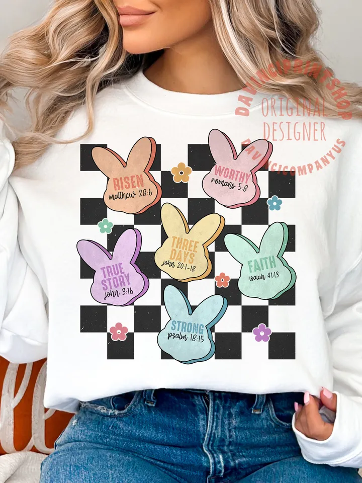 2 files, Easter Bunny Candy png, Bunny Christian png, Easter png, Easter bunny png, Easter Christian Sublimation, Christian png, bunny, png