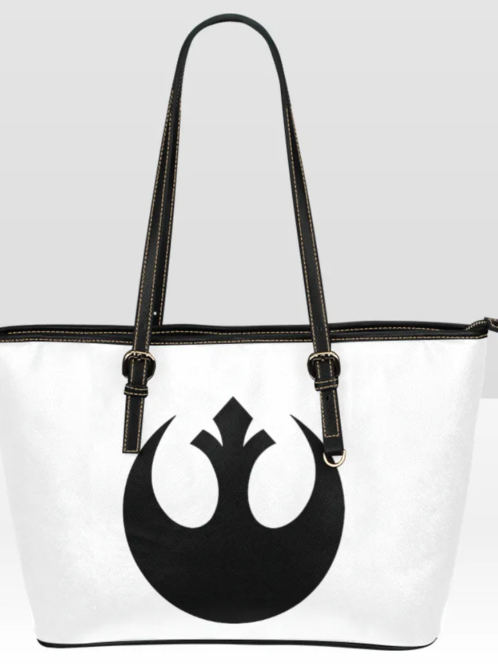 Rebel Resistance Alliance Leather Tote Bag