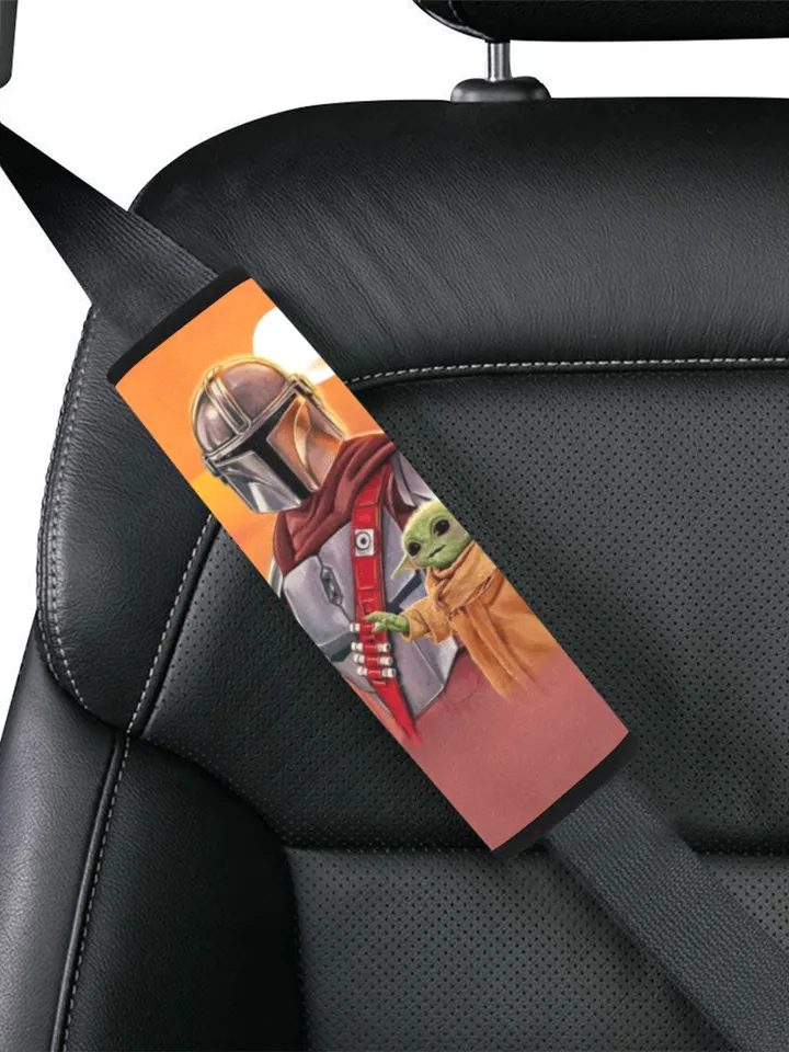 Mandalorian Car Seat Belt Cover